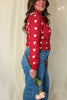Collared Heart Cardigan