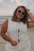 Seashell Button Up Vest