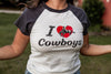 I <3 Cowboys Graphic Tee