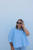 Sky/Lemon Button Up Shirt