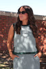 Emerald Gingham Tank