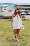 Sailboat Baby Doll Mini Dress