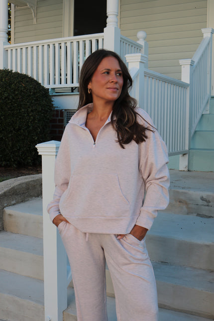 Blush 1/4 Zip Up