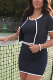 Navy Athletic Mini Skort