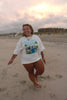Watercolor Sailboats Oversized Graphic Tee