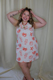 Ocean Creature Boxy Mini Dress