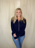 Navy Stitch Cardigan