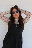 Sheer Polka Dot Top