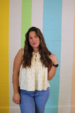 Yellow Floral Tank