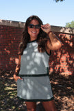 Emerald Gingham Tank