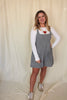 Navy Gingham Babydoll Romper