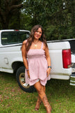 Red Gingham Mini Dress