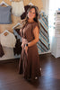 Brown Bubble Top