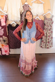 Boho Floral Maxi Skirt
