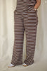 Chocolate Brown Striped Pants