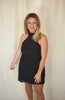 Halter Neck Polka Dot Mini Dress